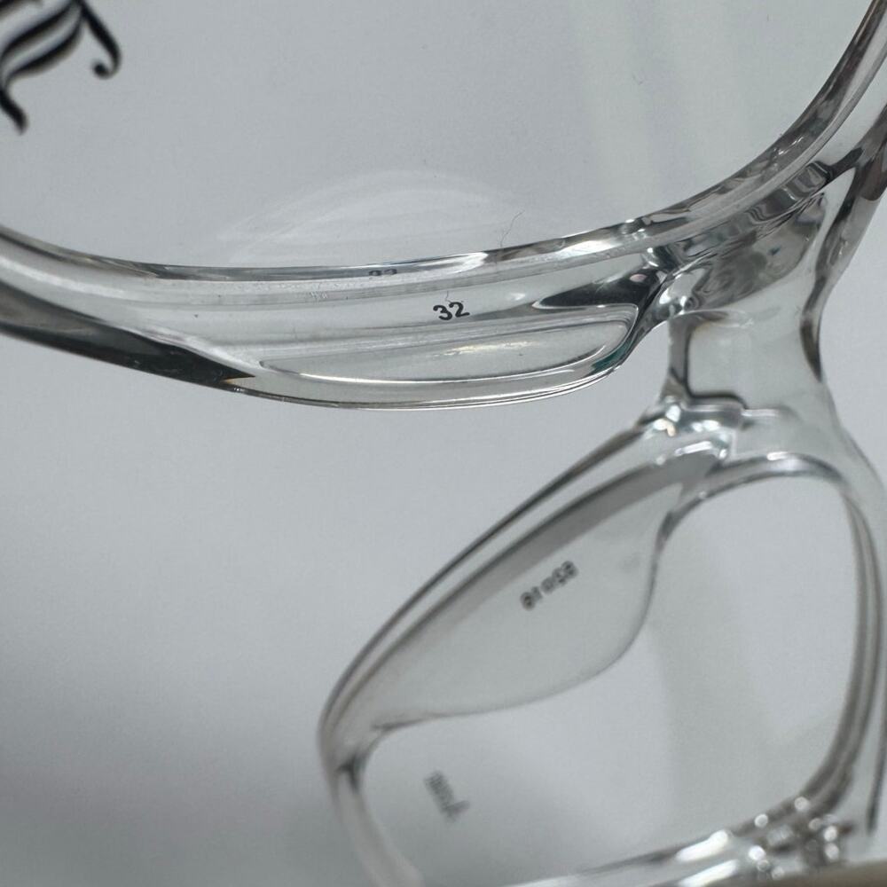 NEW Juicy Couture Crystal square cat eye clear gold glasses - Picture 5 of 10